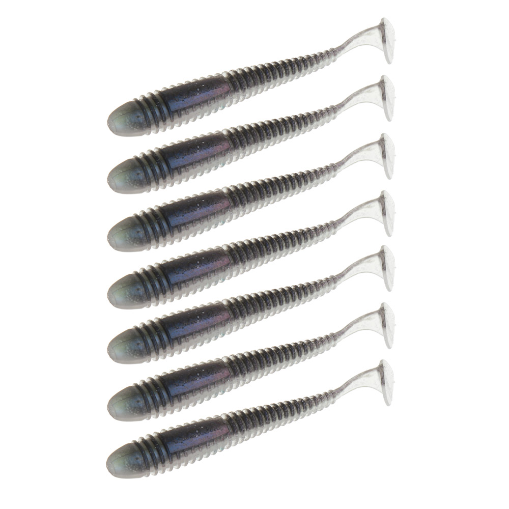 KAIDA Приманка силиконовая ТВИСТЕР 3,5", 9см, 4гр, HT008, 7шт, арт.№ 145-291