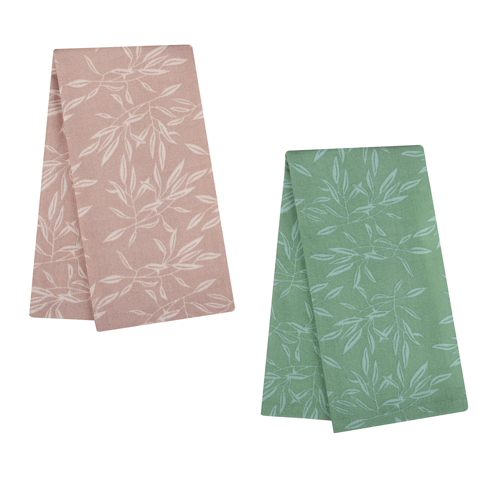 PROVANCE Мосс Полотенце кухонное, 40х60см, 100% хлопок, цветы, 2 дизайна, арт.№ 434-210