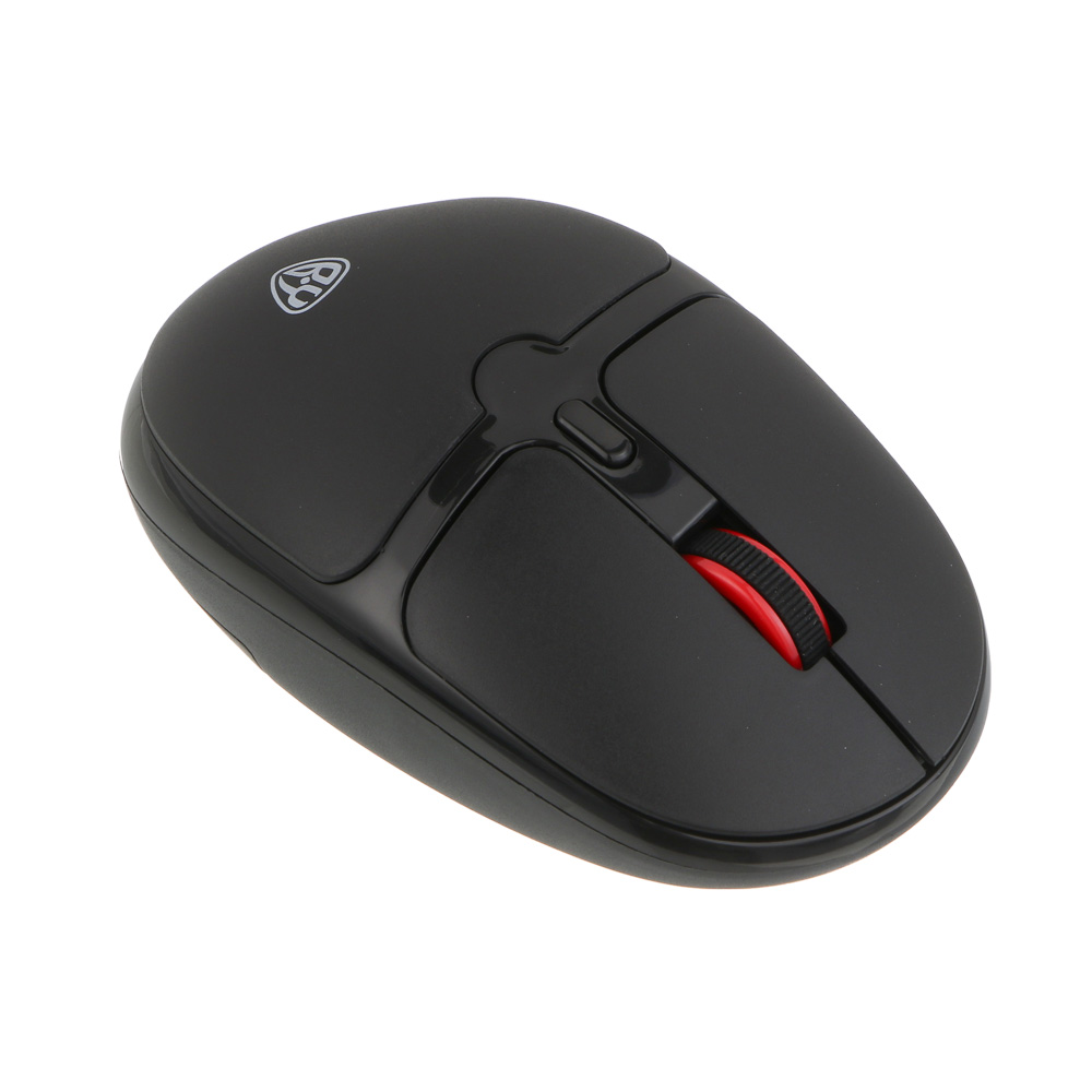 Набор беспроводная клавиатура и мышь BY Unikeys, 2.4GHz,4D, 104 кл., 1600DPI, 1xАА и 1xААА, чёрный, арт.№ 405-119