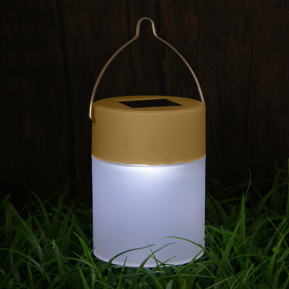 INBLOOM Фонарь подвесной на солн. батарее 8.5х6см, 1 LED, белый, 1x1.2V AAA 100mAh Ni-MH, пластик, арт.№ 483-030