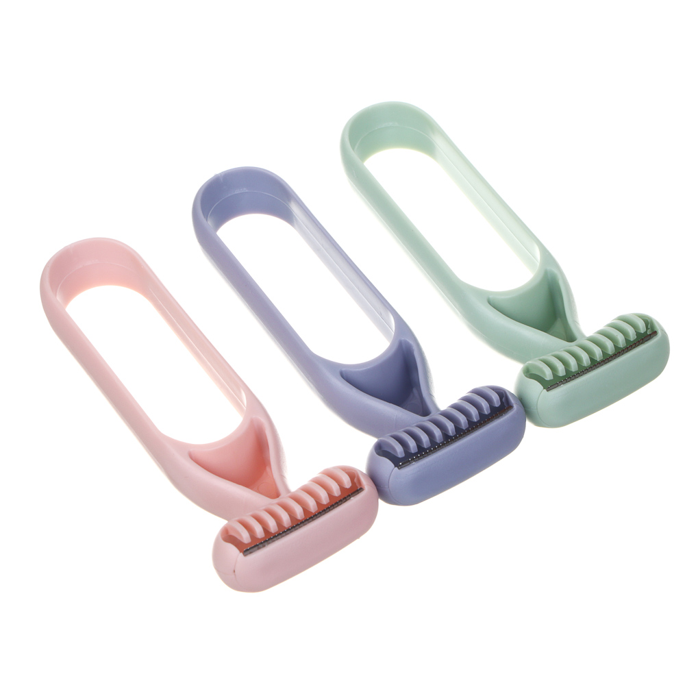 Бритва японская для сухой депиляции тм ЮНИLOOK, пластик, сталь, арт.№ 357-383