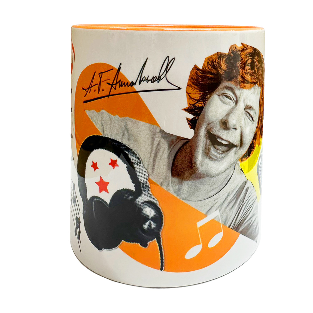 Кружка цветная внутри, керамическая, премиум с сублимацией "Рыжий" принт № 1, арт.№ 489-407