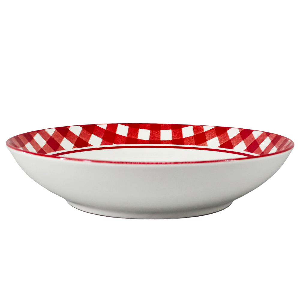 Салатник Черри тм MILLIMI, 20см, фарфор, белый, арт.№ 816-200