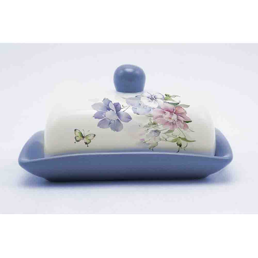 Масленка 17х12,5х8,3см, тм MILLIMI Гарден, керамика, арт.№ 824-294