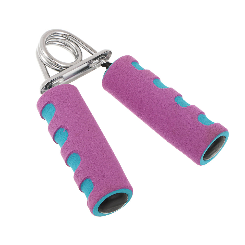 Эспандер кистевой тм BY SPORT, 10кг, 12x9,5см, металл, ПП, поролон, 2 цвета, арт.№ 197-084