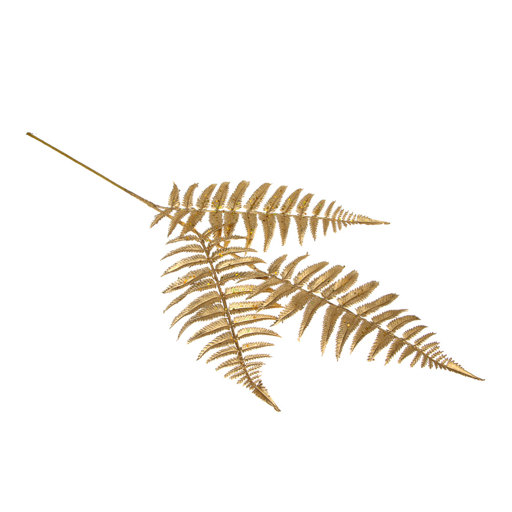 LADECOR Ветка декоративная, пластик, цвет золото, 68 см, арт.№ 409-147