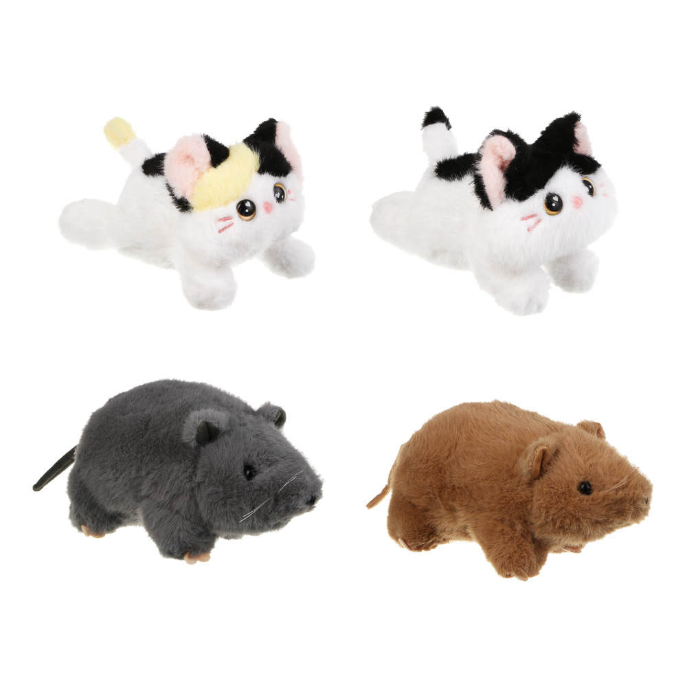 Игрушка мягкая "Мякушка", полиэстер, ИГРОЛЕНД, 3+, 1811-24, арт.№ 264-560