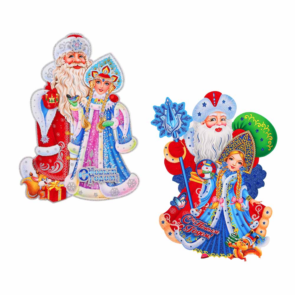 СНОУ БУМ Новогоднее панно, бумага, 2 дизайна, арт.№ 336-525