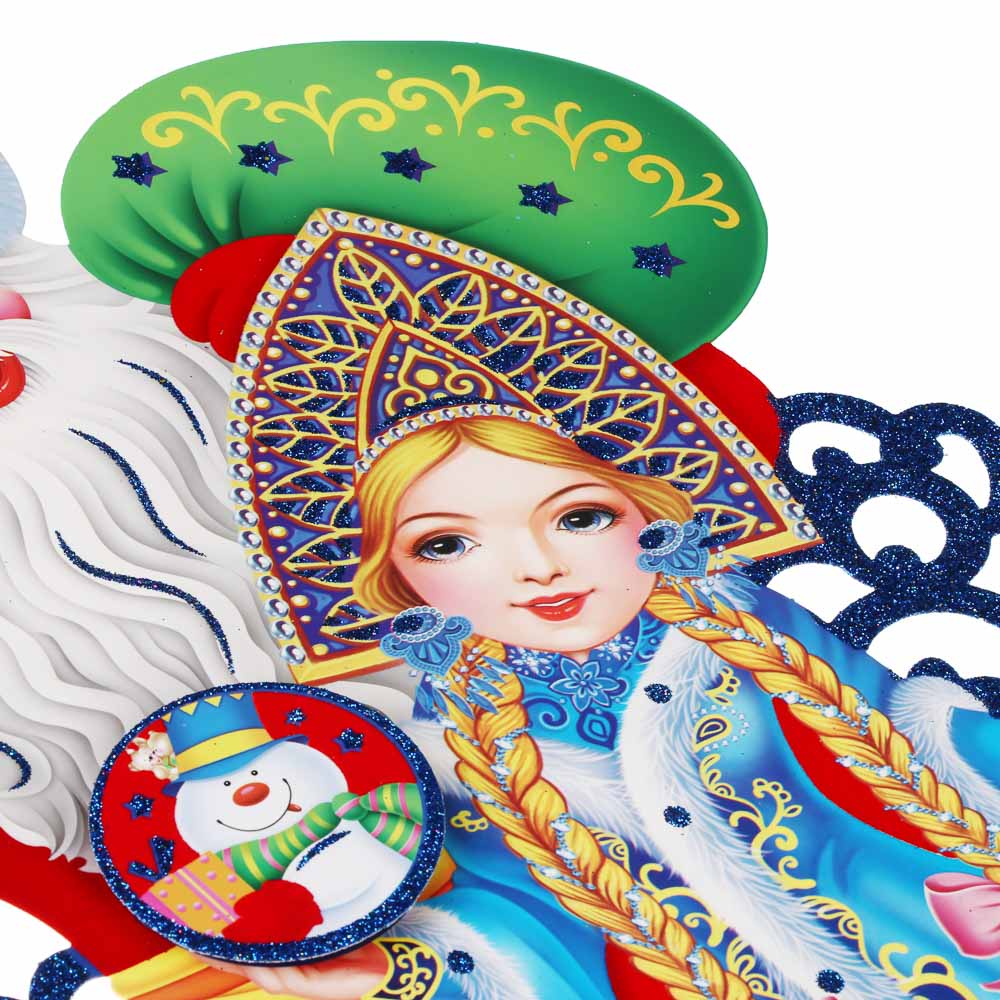 СНОУ БУМ Новогоднее панно, бумага, 2 дизайна, арт.№ 336-525