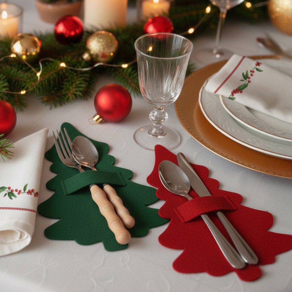 Комплект подставок фетровых под приборы 2шт тм PROVANCE Берривуд, 100% полиэстер, арт.№ 492-342