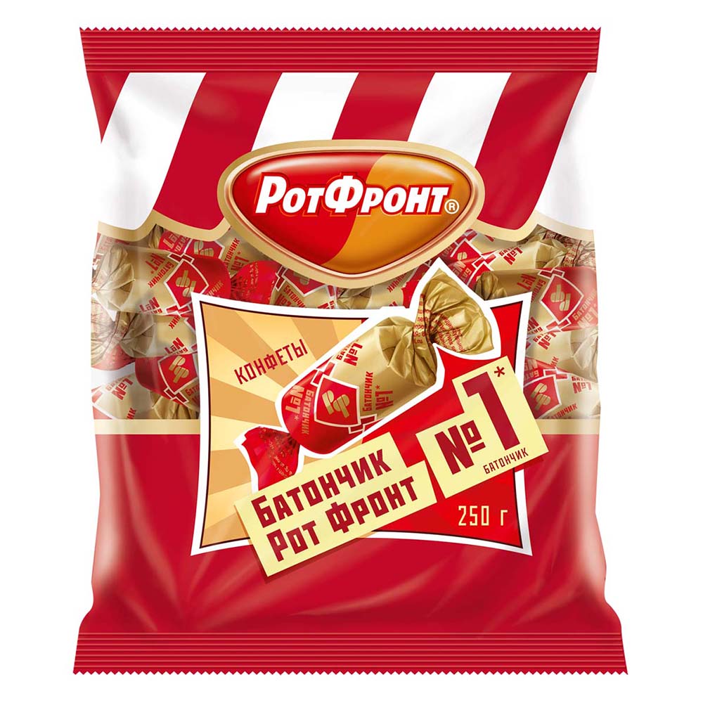 Конфеты батончики Рот Фронт 250 г, арт.№ 347-543