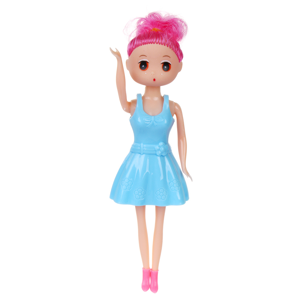 ИГРОЛЕНД Кукла с нарядами, PP, PVC, 13,5х3х24 см, 4 диз., арт.№ 267-993