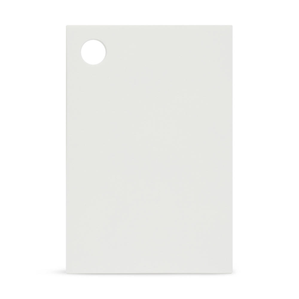 BY COLLECTION Доска разделочная 36x24x1,2см, акриловый камень, цвет белый, арт.№ 884-481