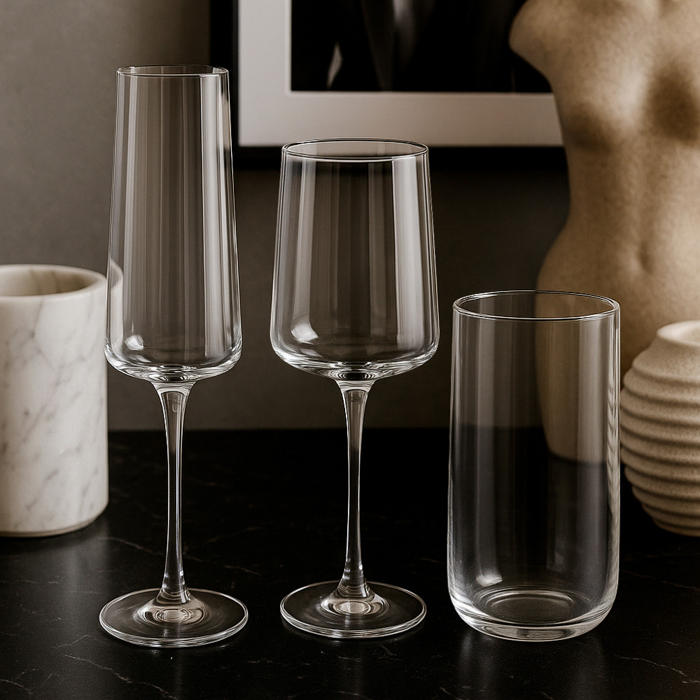 PASABAHCE Айконик Стакан высокий 365 мл, стекло, арт.№ 878-676