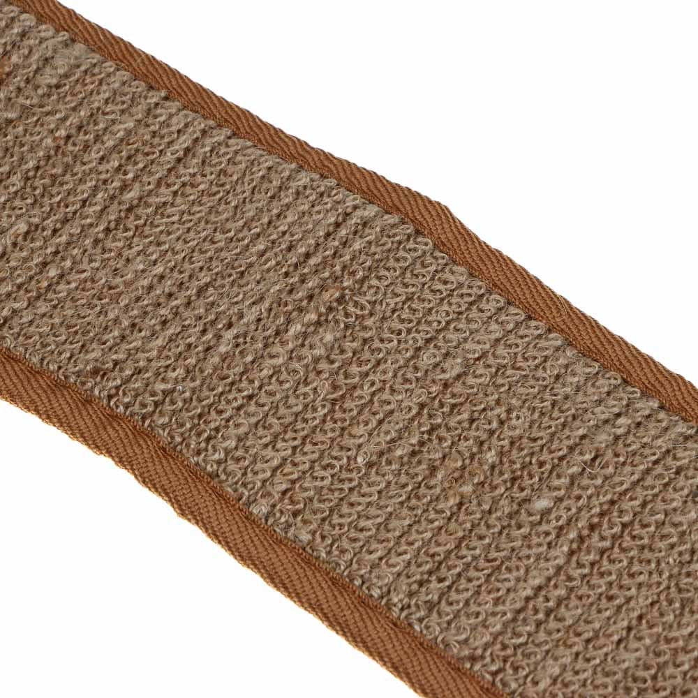 ЮL Набор ЭКО мочалка лента 68х10см, мочалка рукавица 22х18см, рами, хлопок,поролон, корица,МПБЭ24-01, арт.№ 361-141