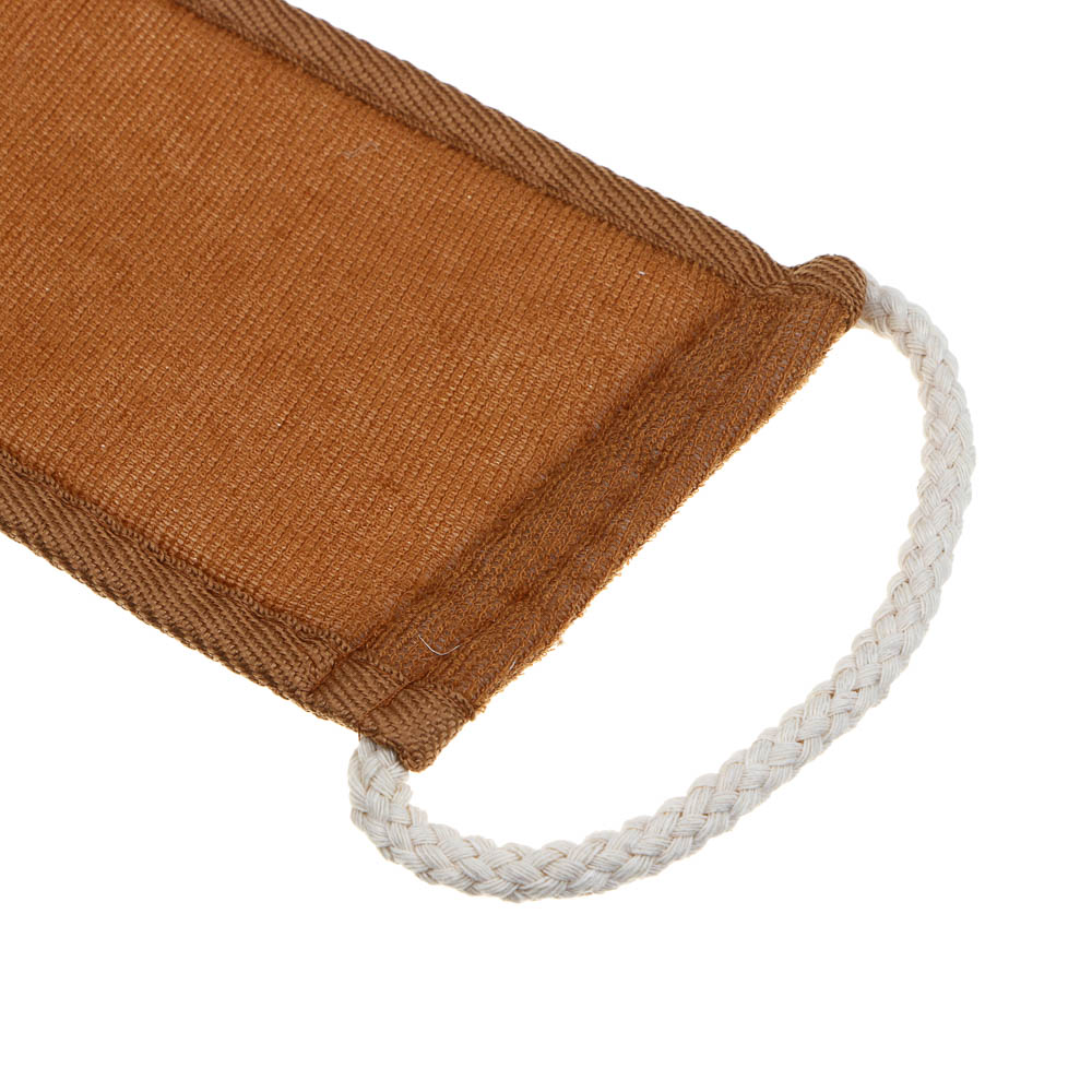 ЮL Набор ЭКО мочалка лента 68х10см, мочалка рукавица 22х18см, рами, хлопок,поролон, корица,МПБЭ24-01, арт.№ 361-141