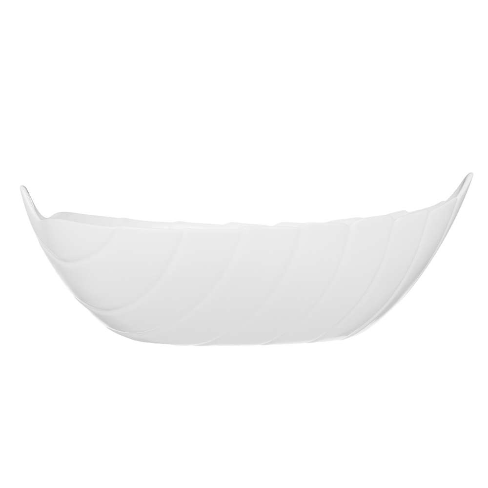 MILLIMI Листья Салатник, опаловое стекло, 21,5 см, арт.№ 818-073