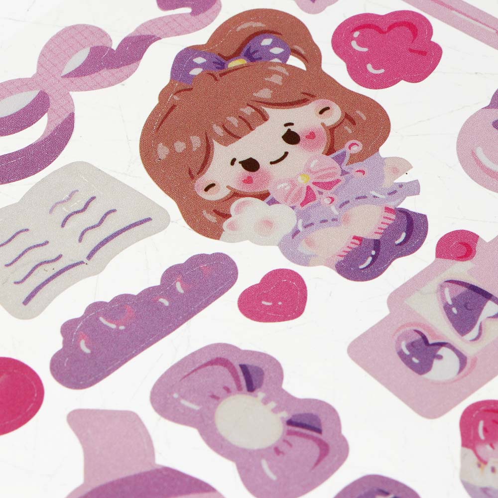 Набор для творчества "Брелок с наклейками", 11,9х9,2х3,6см, акрил, PET, 5 дизайнов, арт.№ 283-243