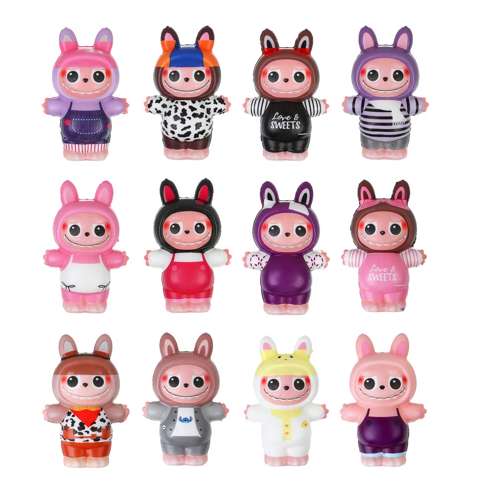 Игрушка антистресс Сквиш, 12 см, PU, 12 дизайнов, арт.№ 297-184
