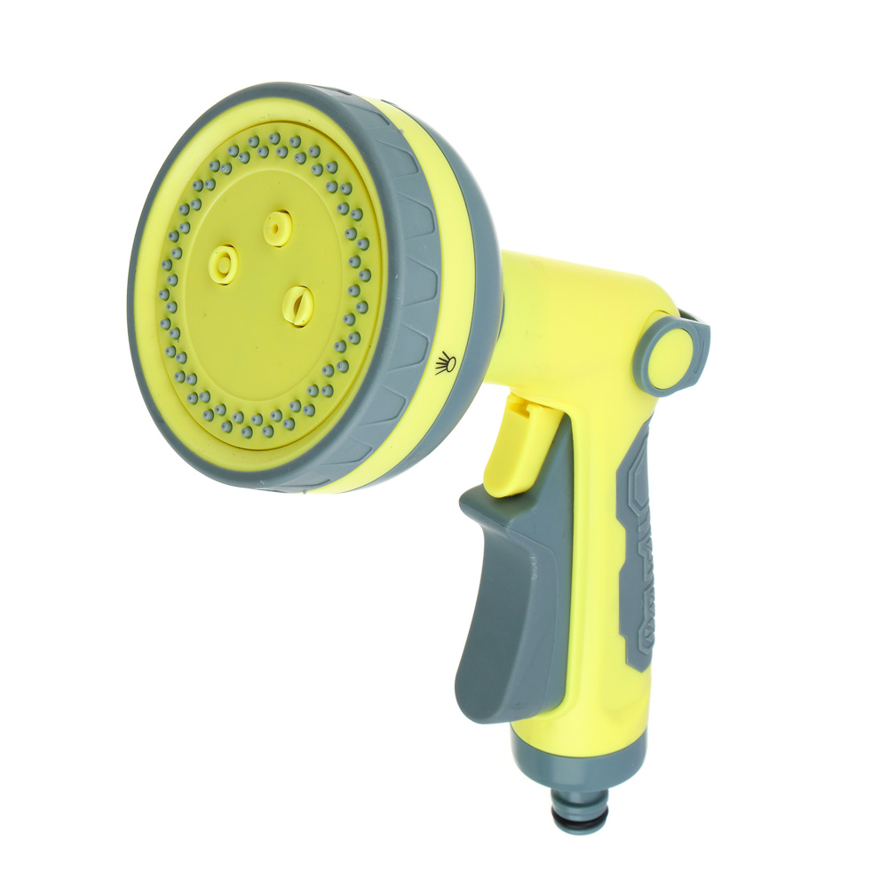 INBLOOM Пистолет для полива 4 режима форсунка регулирования напора, ABS, TPR, арт.№ 161-027