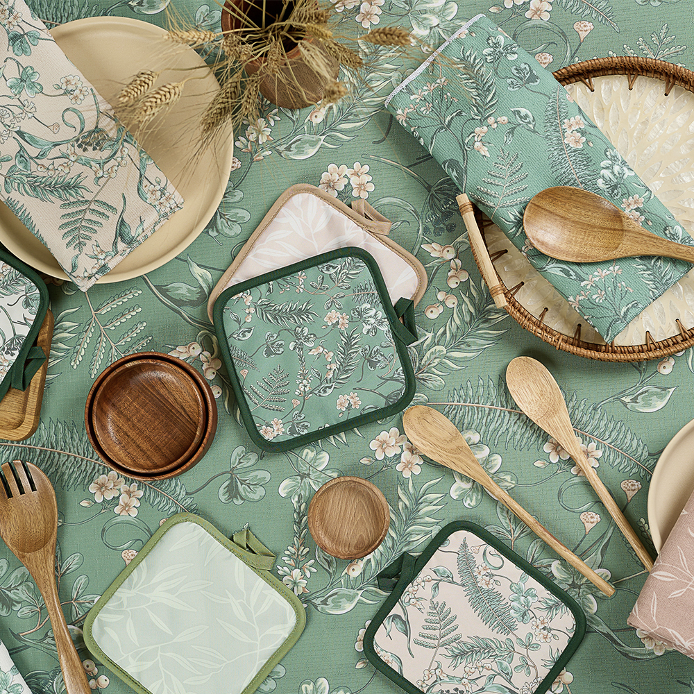 PROVANCE Мосс Полотенце кухонное вафельное, 40х60см, 100% хлопок, 2 цвета, арт.№ 434-212