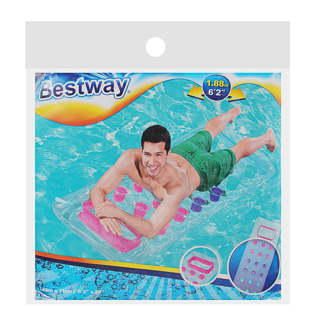 BESTWAY Матрас для плавания, 188х71см, 43040, арт.№ 036-075