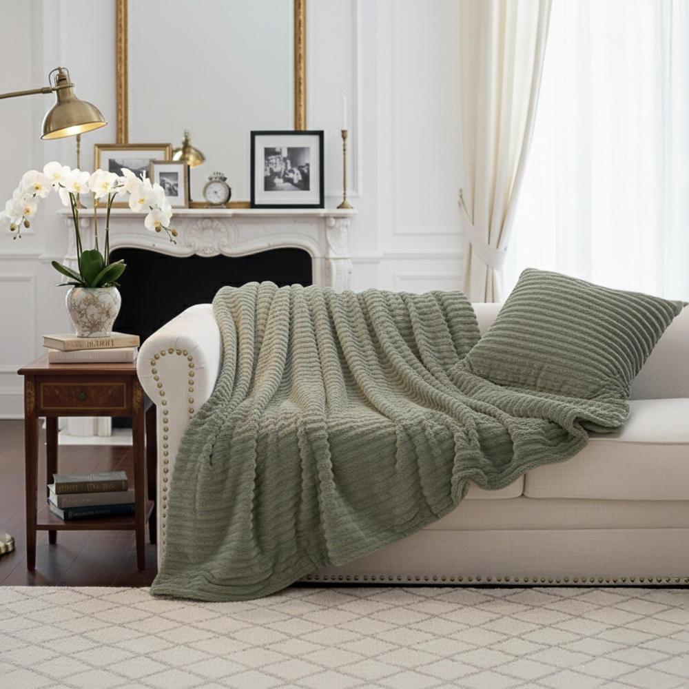 Подушка декоративная тм PROVANCE Сенса полоска, 40х40см, 100% полиэстер, арт.№ 486-240