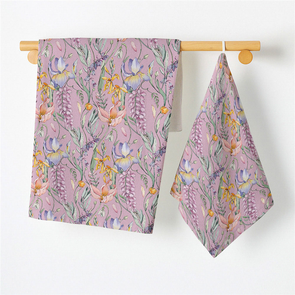 PROVANCE Ботаника Полотенце кухонное 40х60см, 100% хлопок, 2 дизайна, арт.№ 488-184