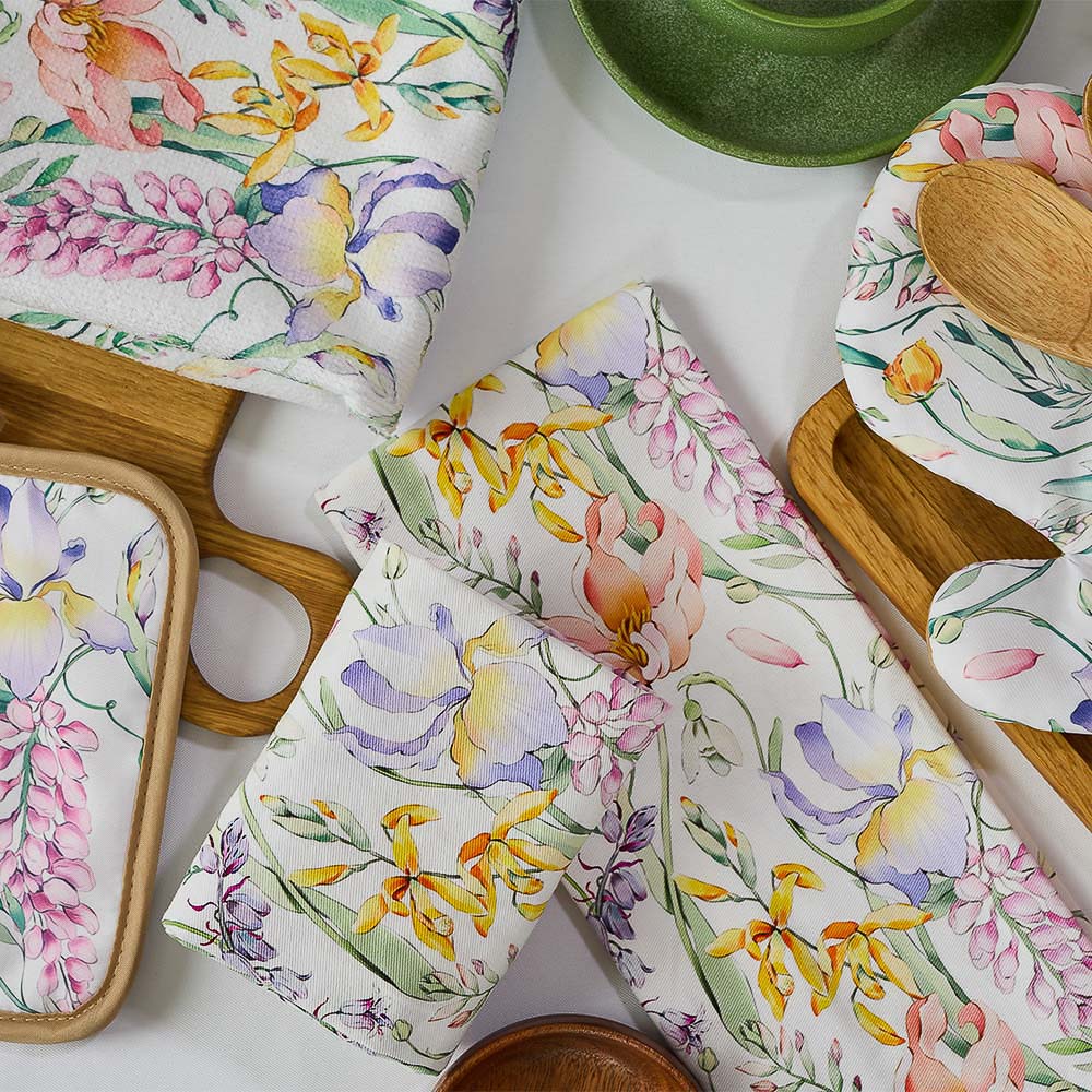 PROVANCE Ботаника Полотенце кухонное 40х60см, 100% хлопок, 2 дизайна, арт.№ 488-184