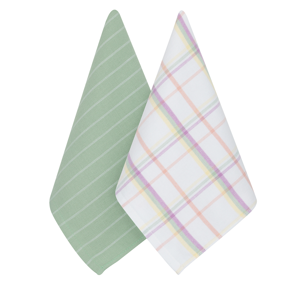 PROVANCE Ботаника Комплект кухонных махровых полотенец 2шт, 30х50см, 100% хлопок, арт.№ 488-186