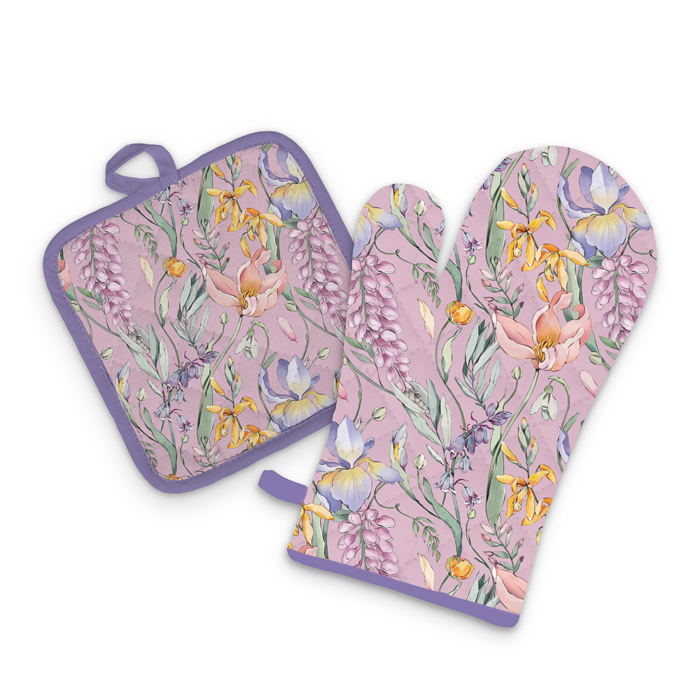 PROVANCE Ботаника Прихватка 18х18см, 100% хлопок, 2 дизайна, арт.№ 488-188