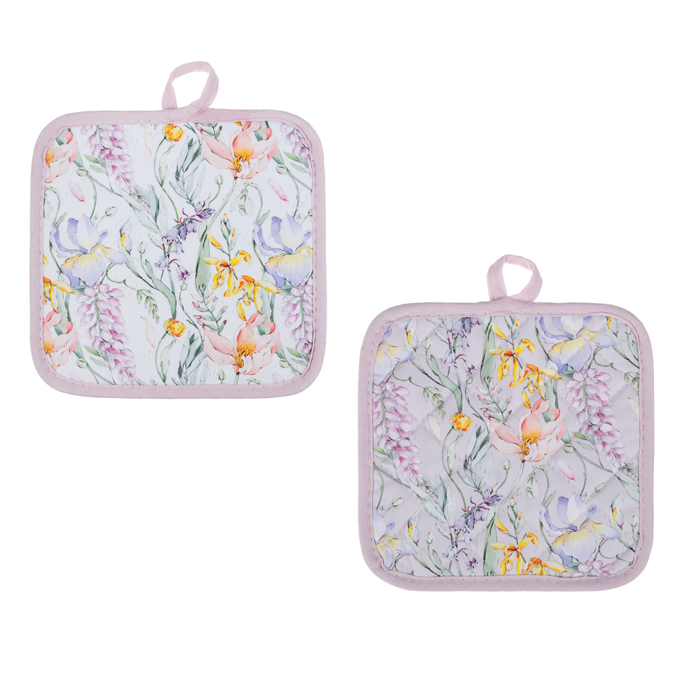 PROVANCE Ботаника Прихватка 18х18см, 100% хлопок, 2 дизайна, арт.№ 488-188