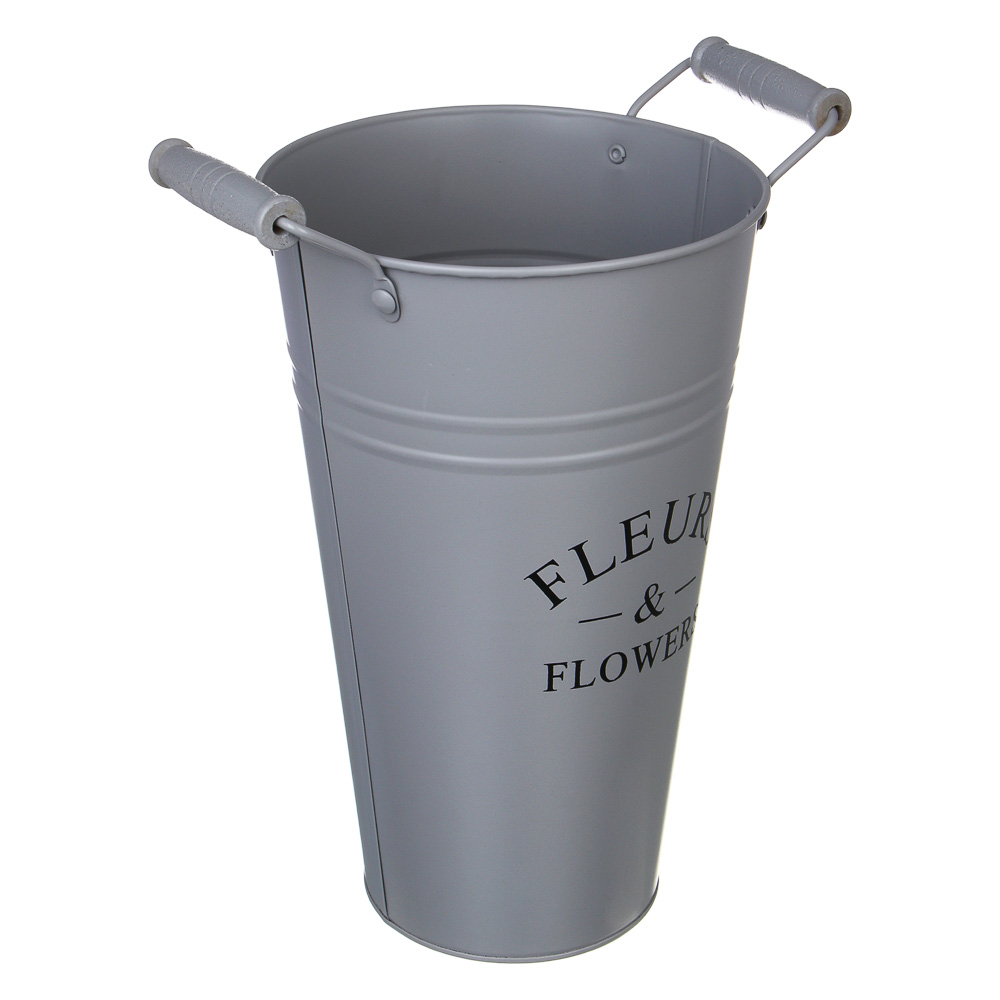 Кашпо для цветов, 15,5х22х27,5 см, металл, арт.№ 597-298