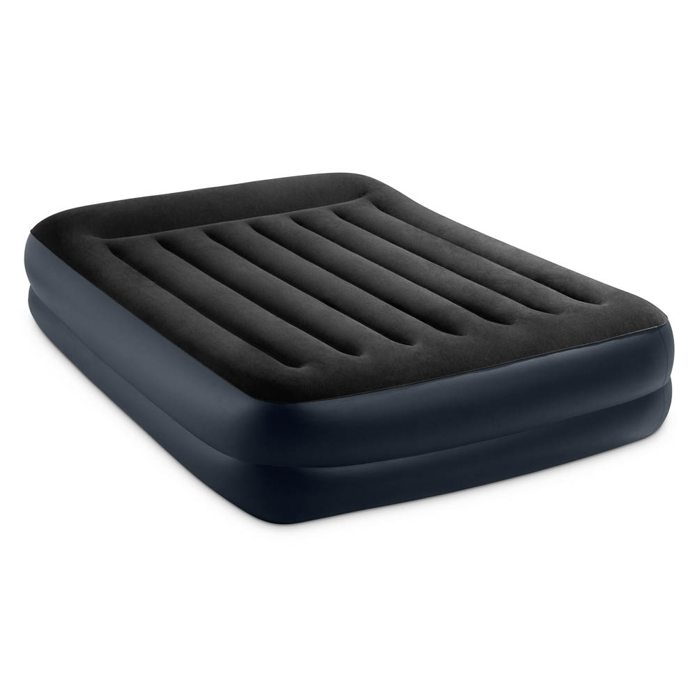 Матрас надувной тм Intex с подголовником, встр.насос 220В, 203х152х42см, до 272кг, 64124ND, арт.№ 108-085