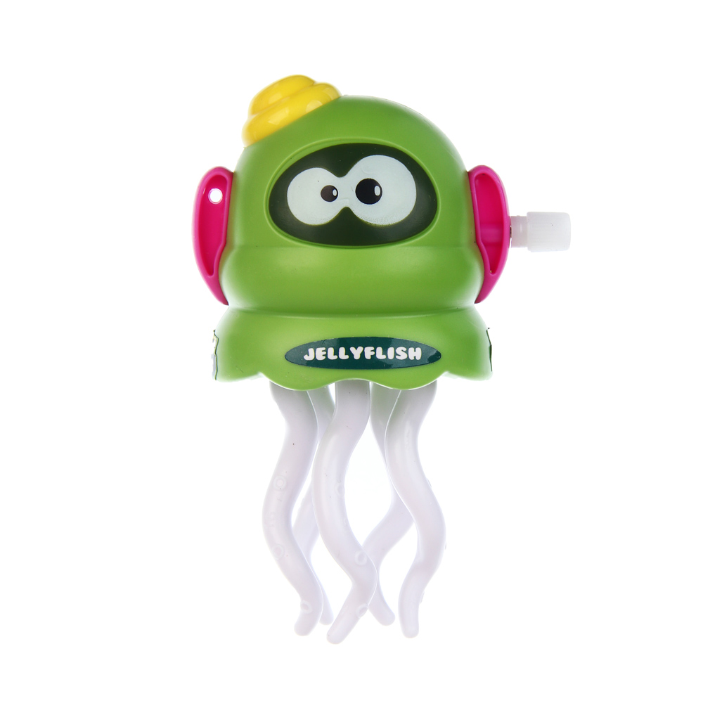 Заводная игрушка ИГРОЛЕНД "Веселая медуза", ABS, 9,5x5x5см, арт.№ 258-105