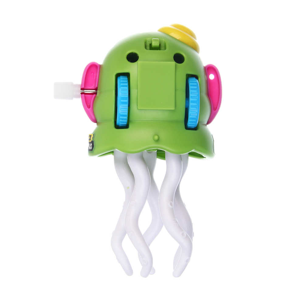 Заводная игрушка ИГРОЛЕНД "Веселая медуза", ABS, 9,5x5x5см, арт.№ 258-105