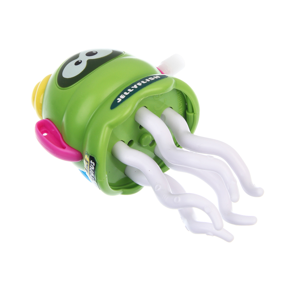 Заводная игрушка ИГРОЛЕНД "Веселая медуза", ABS, 9,5x5x5см, арт.№ 258-105