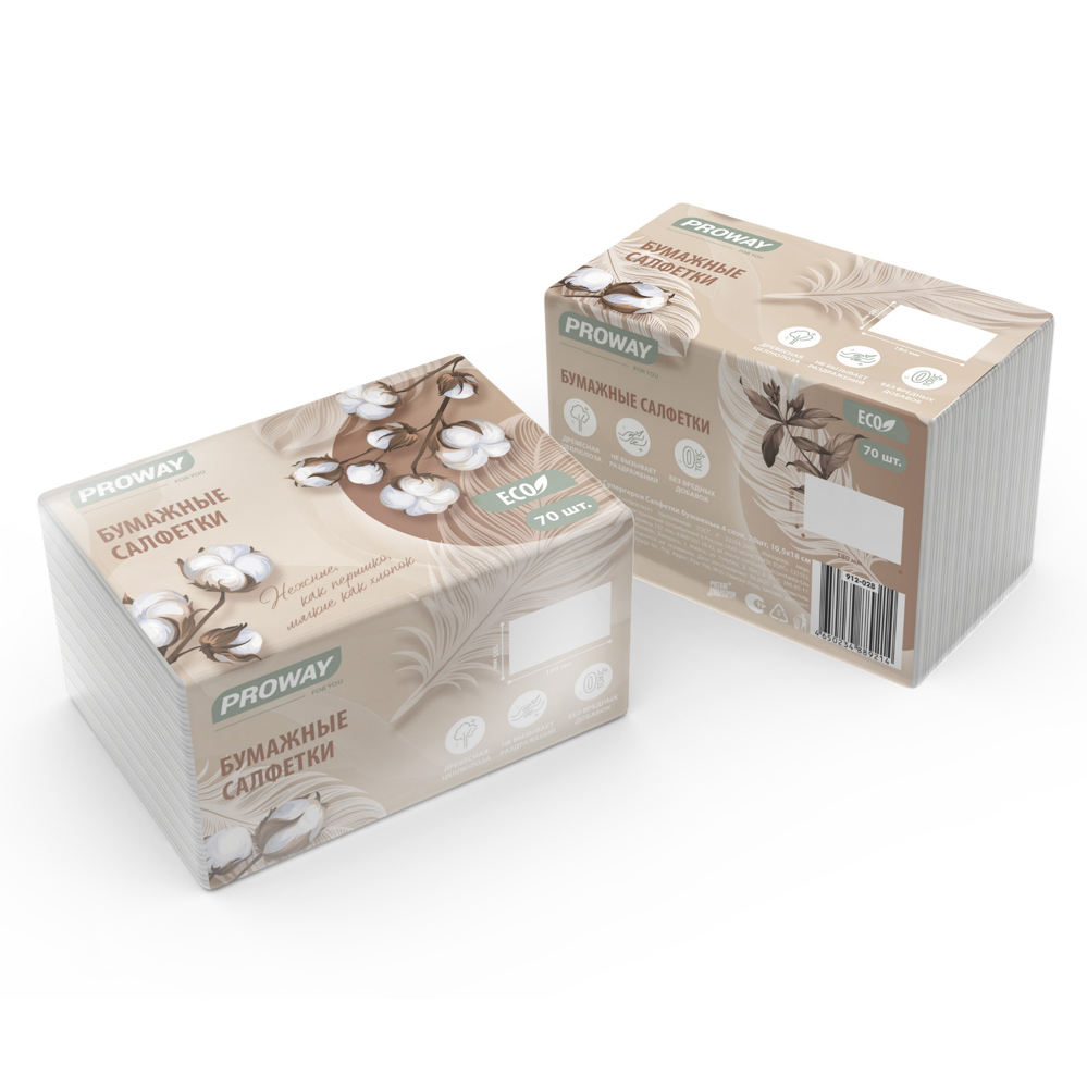 BY Русские Супергерои Салфетки бумажные 4 слоя, 70л, 12,5x18см, арт.№ 912-028