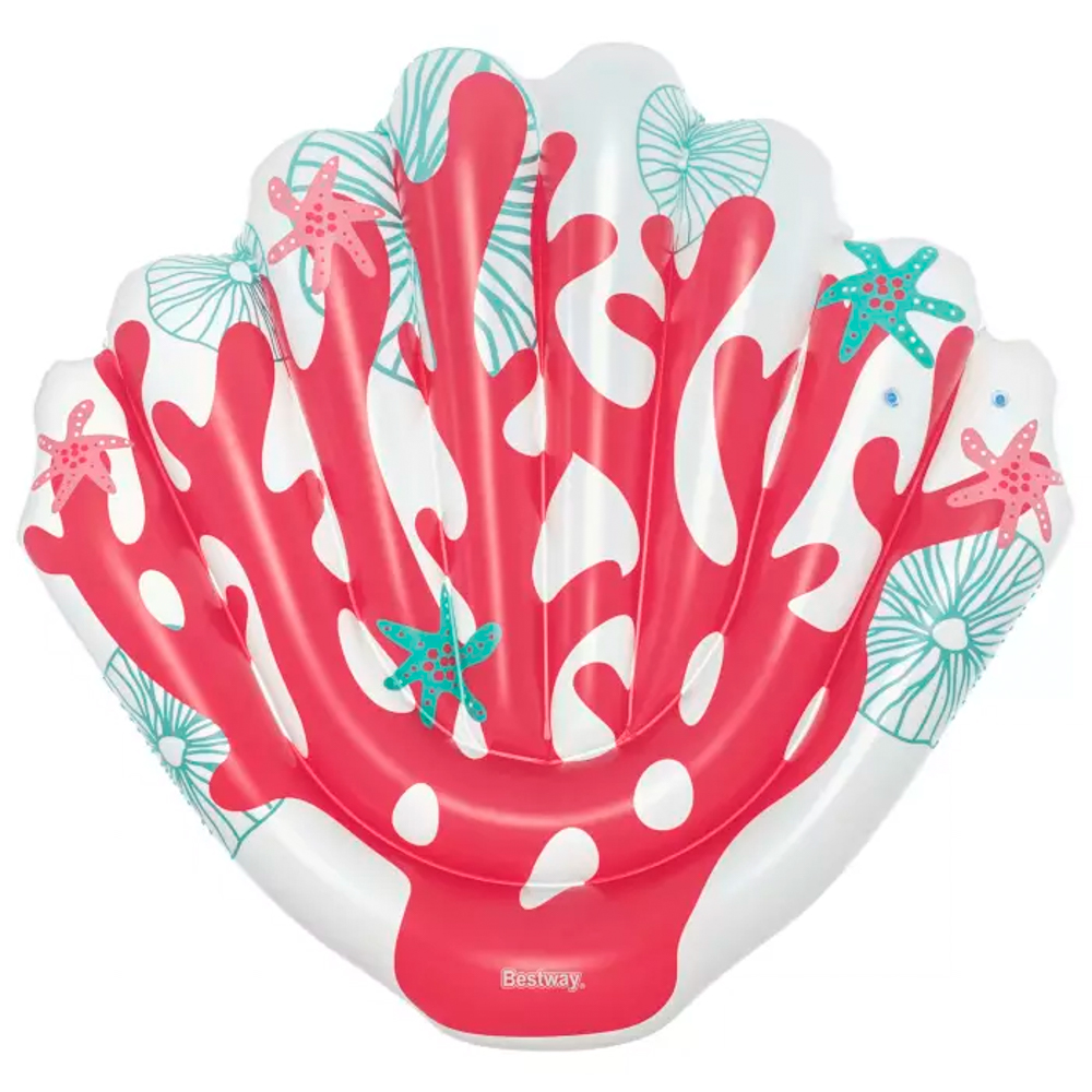 BESTWAY Плотик для бассейна CORAL BLISS, 186x153см, 43724, арт.№ 036-098