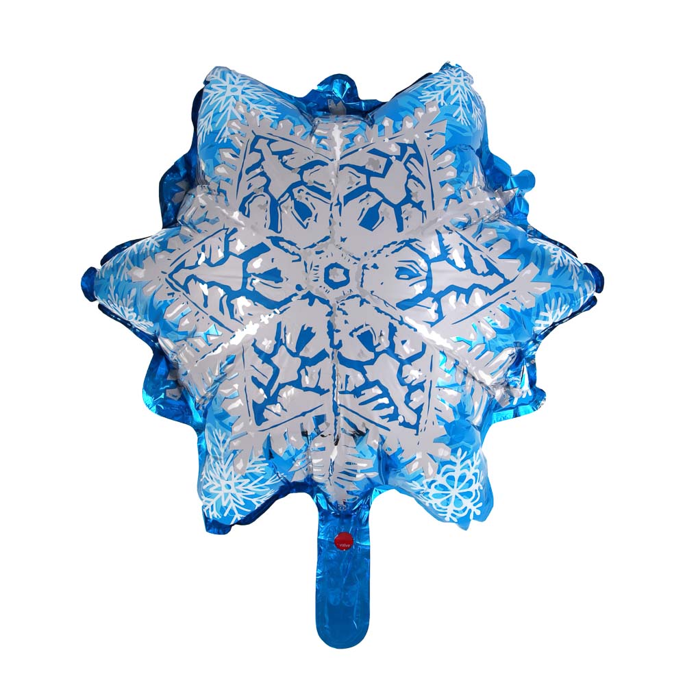 Шар воздушный фольгированный тм  Fntastic "Снежинка", 50x58 см, арт.№ 518-284