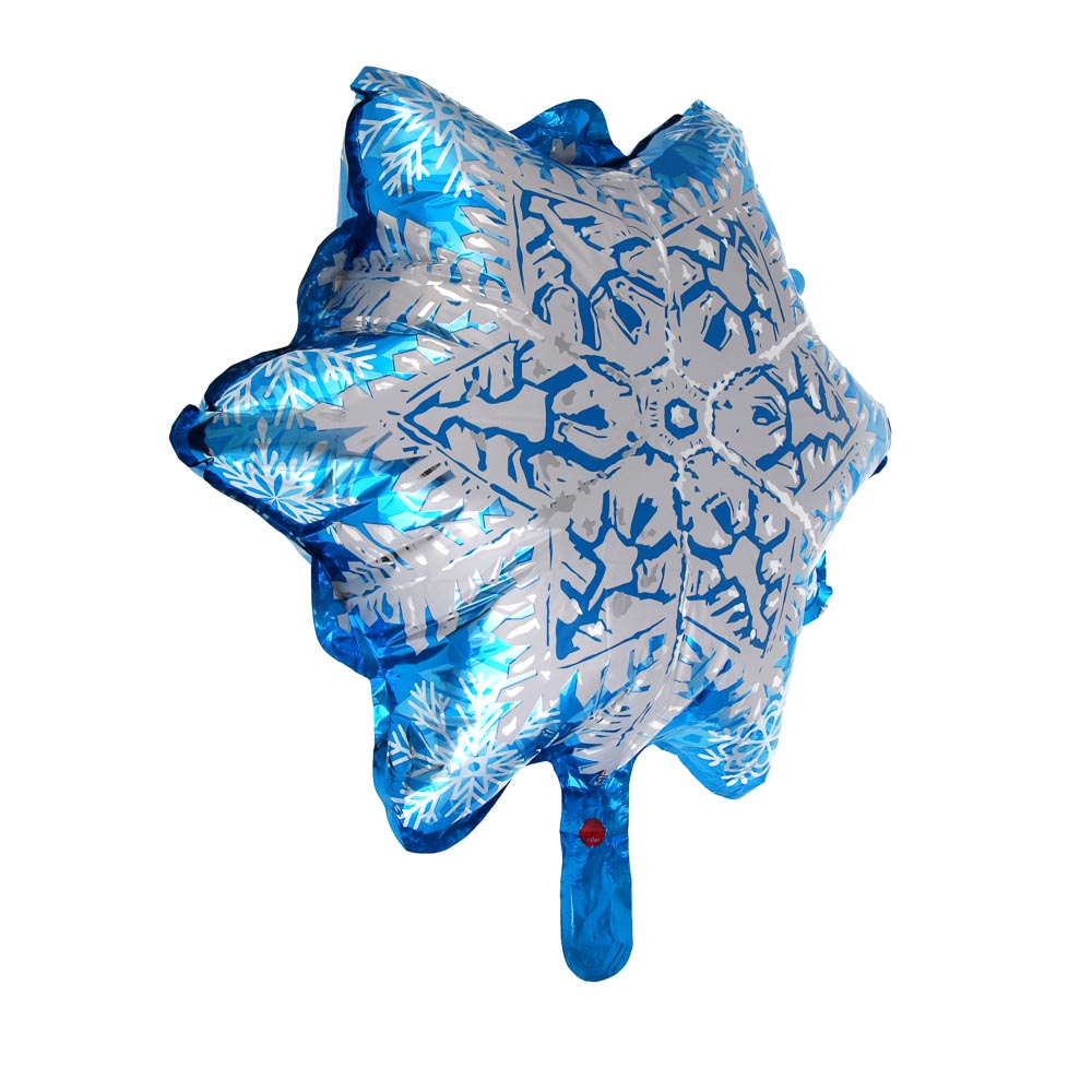 Шар воздушный фольгированный тм  Fntastic "Снежинка", 50x58 см, арт.№ 518-284