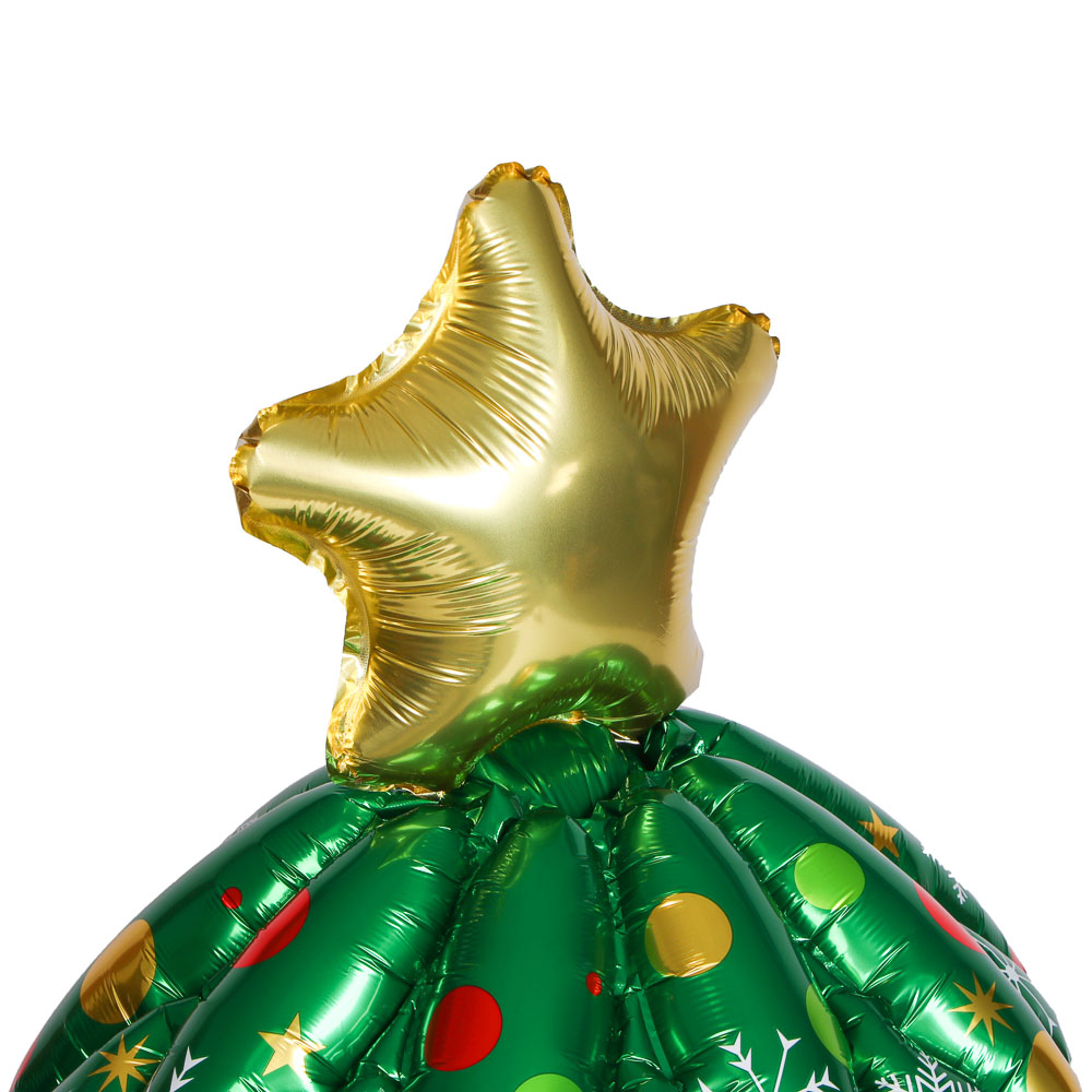 Шар воздушный фольгированный тм  Fntastic "Елка", 132 см, арт.№ 518-285