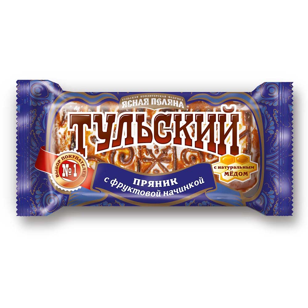 Пряник Тульский с фруктовой начинкой 130г, арт.№ 347-545