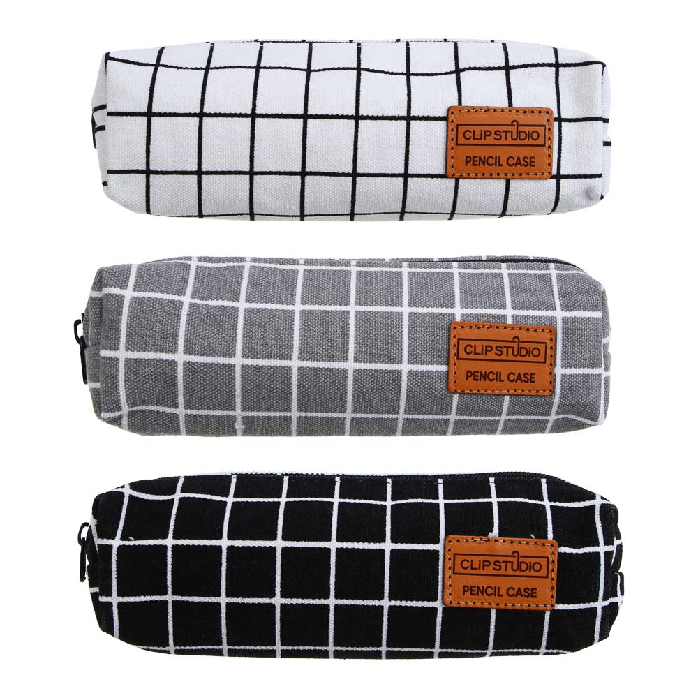 Пенал школьный прямоугольный на молнии 20х4х5 см ClipStudio, 1 отделение, полиэстер, 3 дизайна, арт.№ 238-442