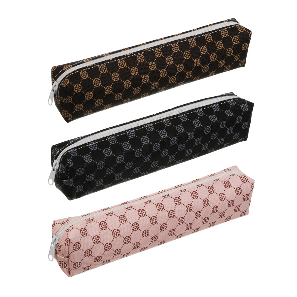 Пенал прямоугольный, 18,5х3х3,5см, ПВХ, 3 дизайна, ПРОМО 1, арт.№ 532-099