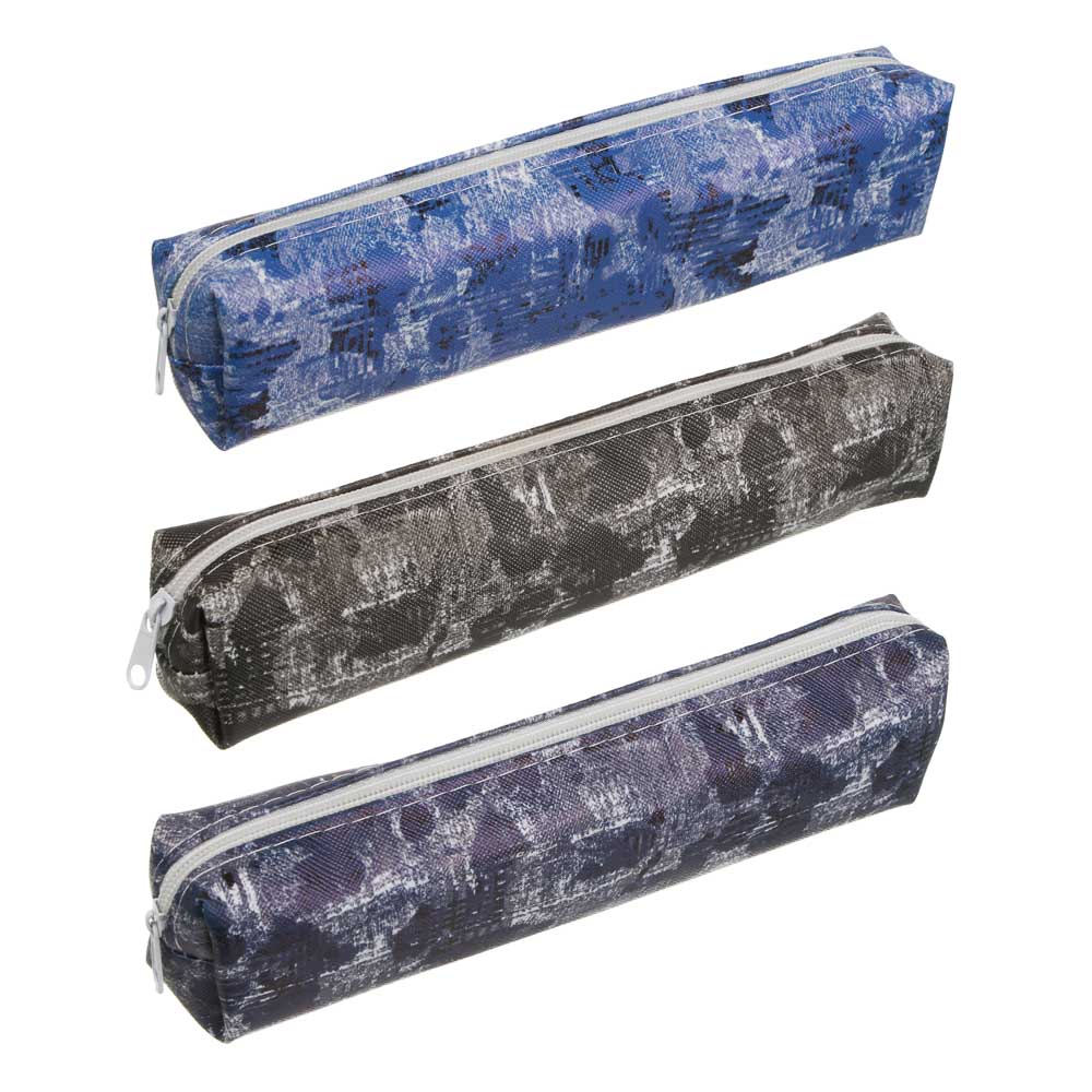 Пенал прямоугольный, 18,5х3х3,5см, ПВХ, 3 дизайна, ПРОМО 2, арт.№ K13-003