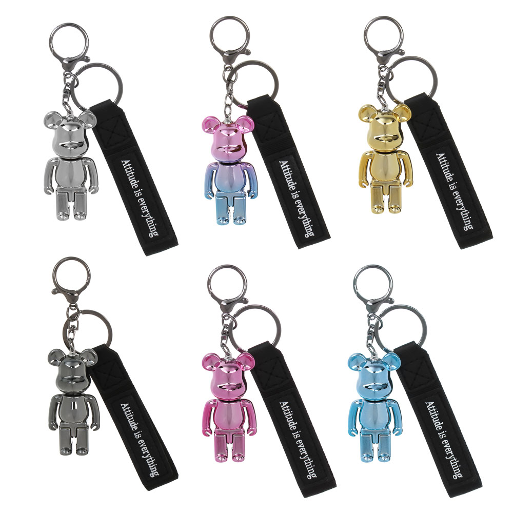 Подвеска брелок с шармом тм ЮL, пластик, полиэстер, металл, 6,5 см, 6 цветов, #5, арт.№ 334-138