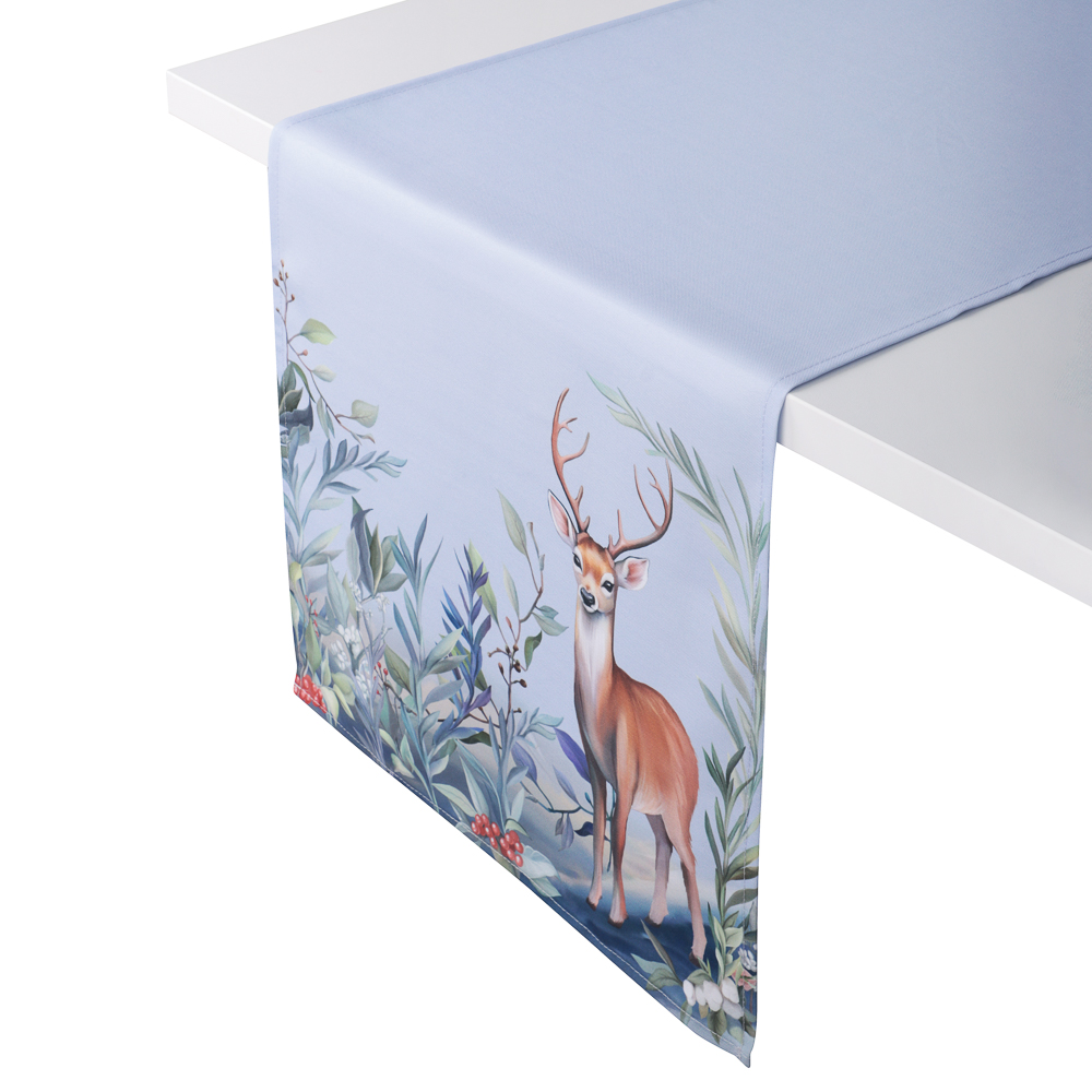 PROVANCE Нордик Дорожка текстильная для сервировки стола, 40х140см, 100% полиэстер, олень, арт.№ 492-281
