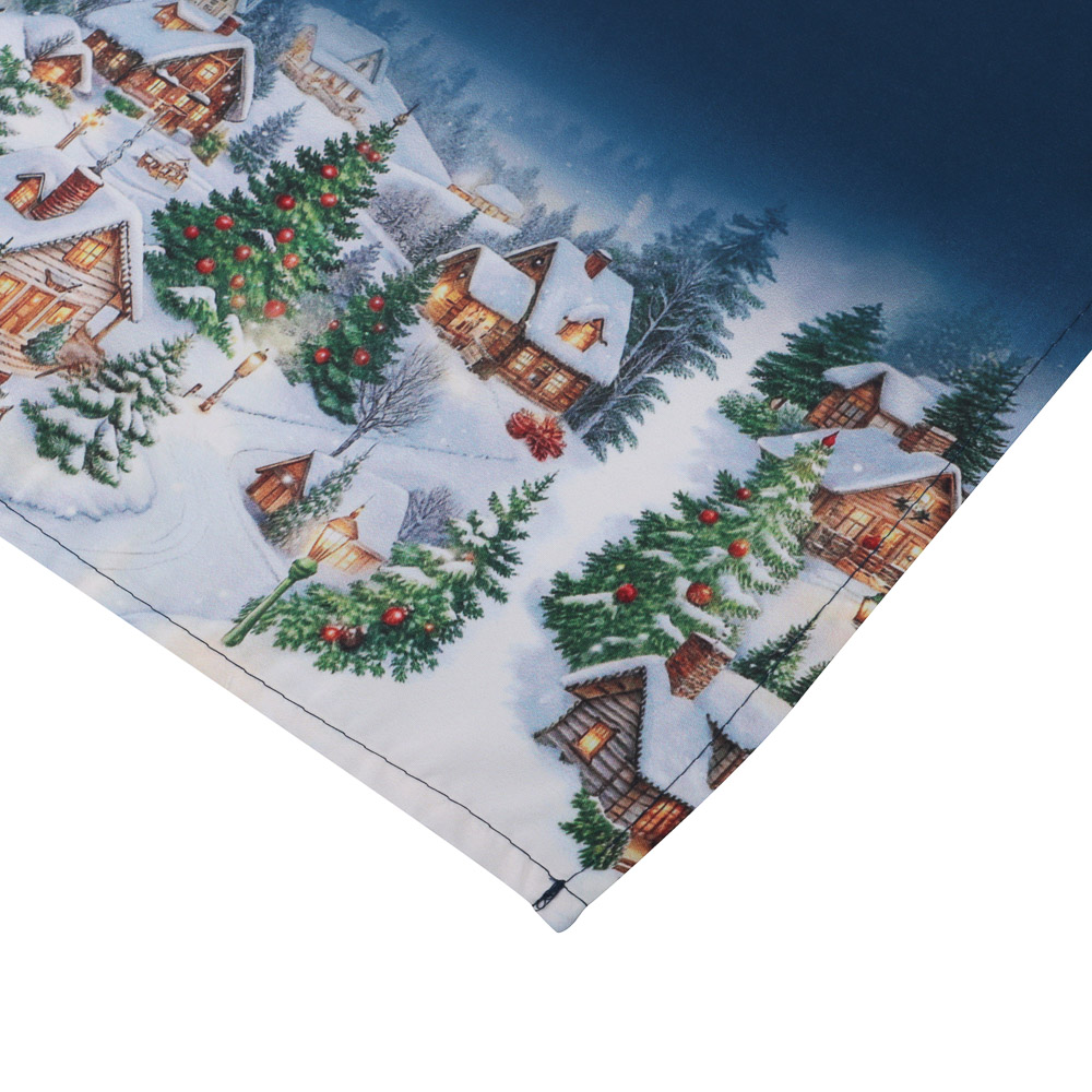 PROVANCE Нордик Скатерть текстильная с водоотталк.пропиткой, 140х140см, 100% полиэстер, домики, арт.№ 492-283