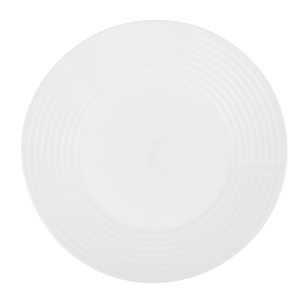 MILLIMI Бароло Тарелка подстановочная 26,6см белая опаловое стекло, арт.№ 818-364